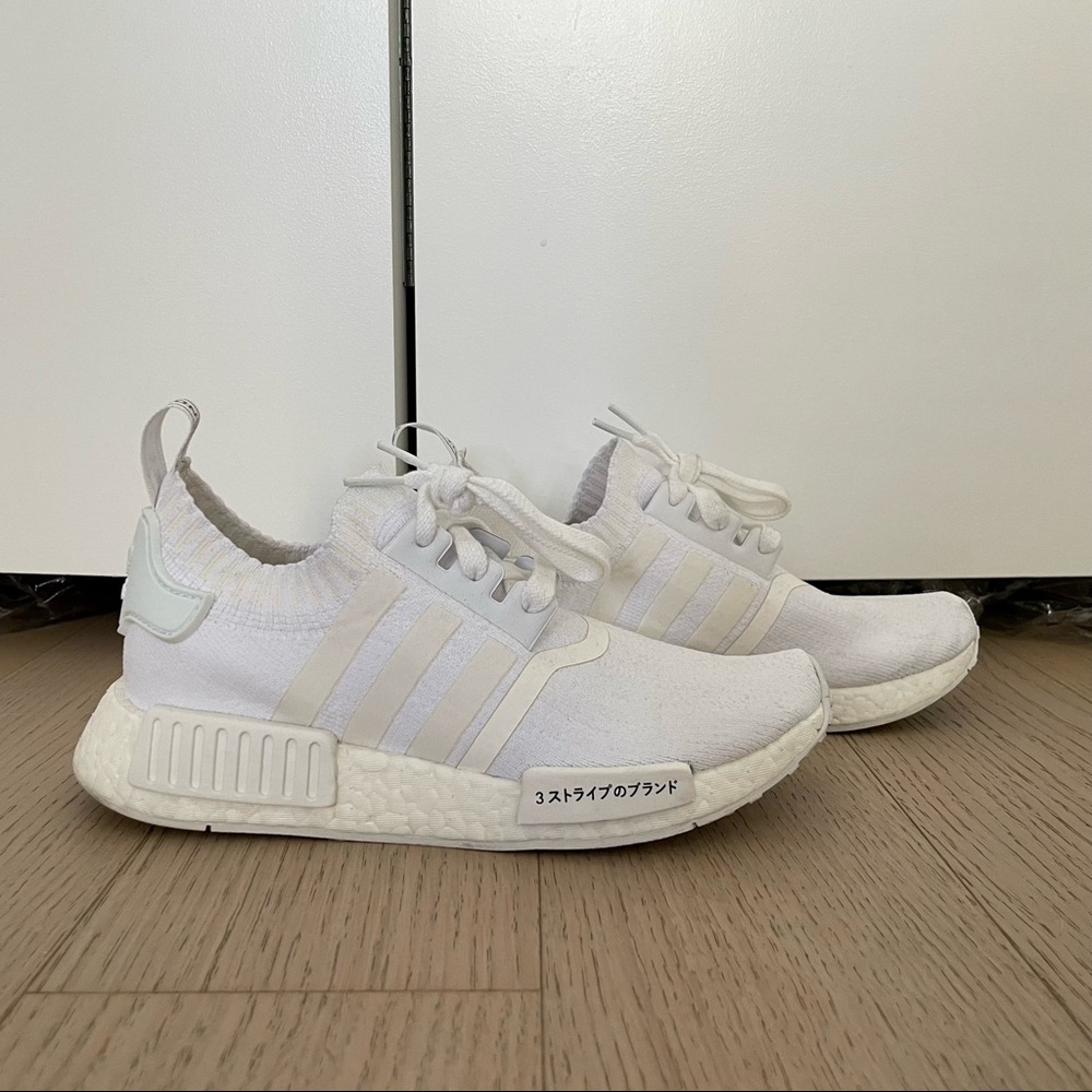 Adidas NMD R1 Japan Triple White Women 7 / Men 5